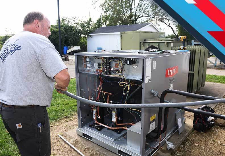 Bryant commercial unit installation