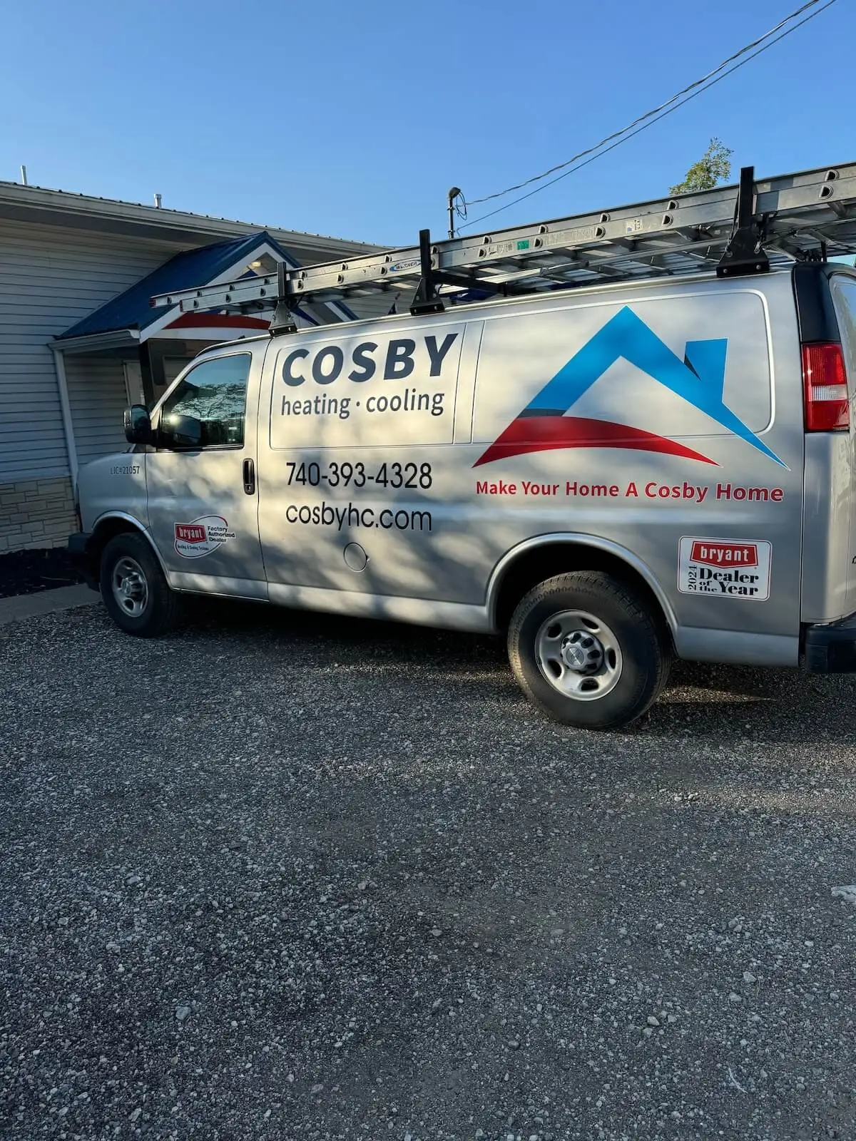Side of Cosby truck